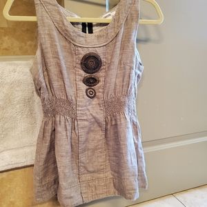 Kensie Linen Top